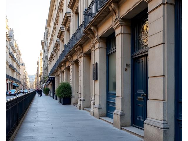 Vue extérieure des bureaux Advisantix Investissements, 12 rue de la Banque Paris