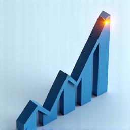 Graphique montrant un rendement moyen de 9.7% sur 7 ans, illustrant une performance stable.