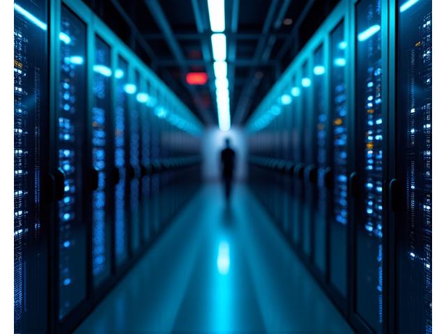 Équipe collaborant devant des serveurs, symbolisant la sécurité