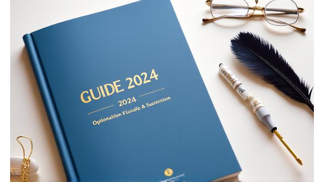 Illustration d'un guide sur l'optimisation fiscale et la succession